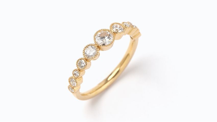 Armreif der Goldschmiede Kurfürstin in München, 750 Gelbgold.