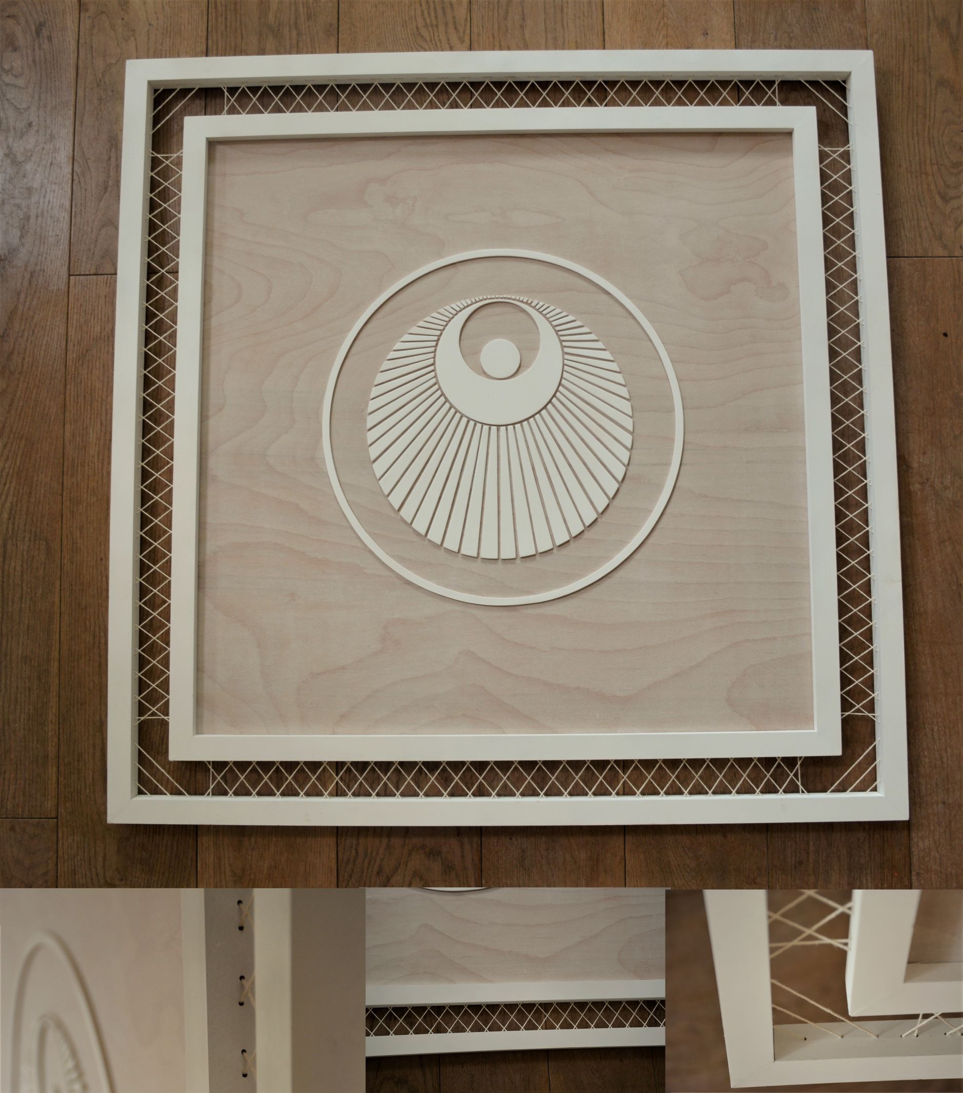 Lichtengel, Kornkreisengel, Mandala, heilige Geometrie, sacred geometrie, Kunst, Art, Holz, Wood Lichtengel, Kornkreisengel, Mandala, heilige Geometrie, sacred geometrie, Kunst, Art, Holz, Wood