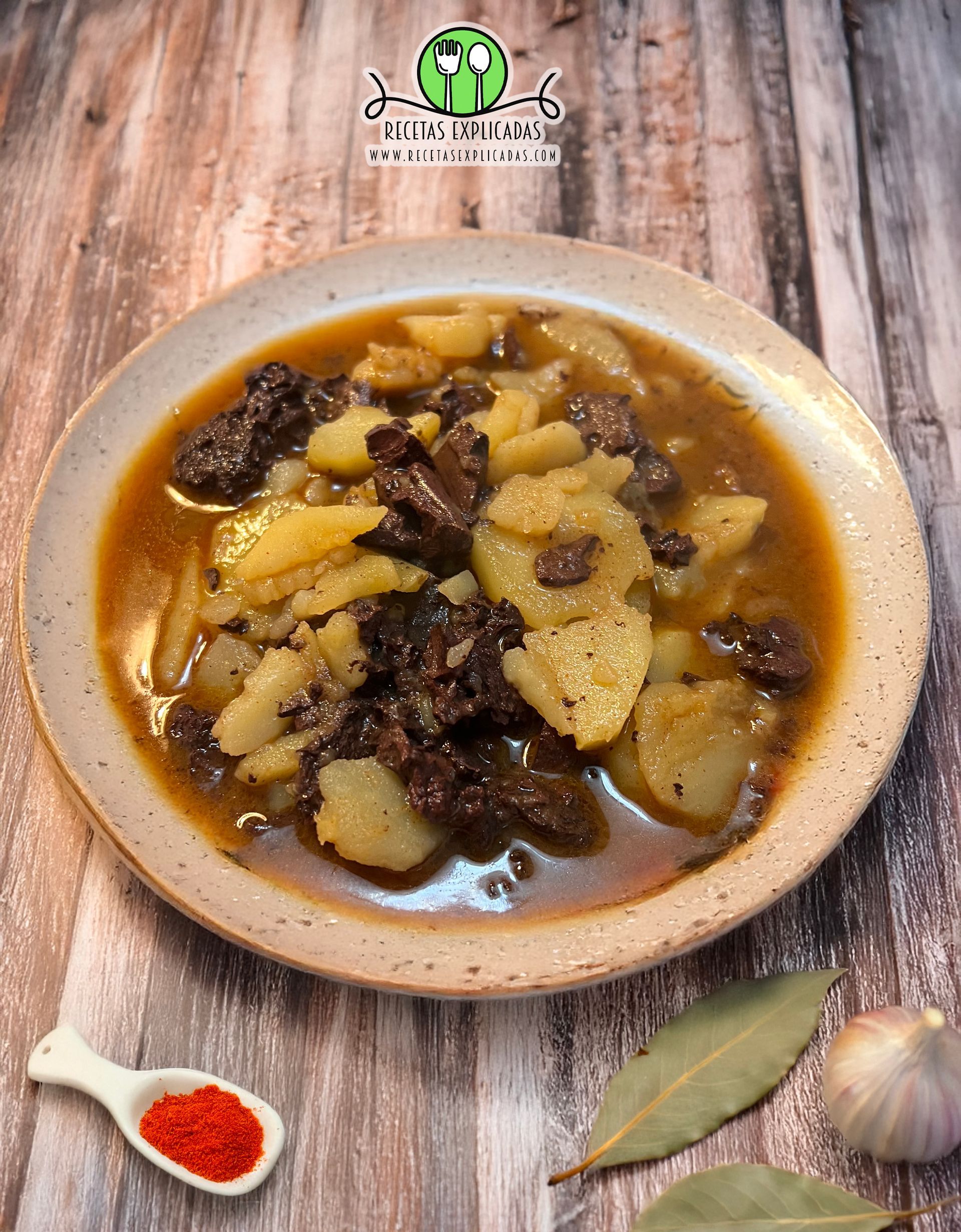 Patatas con Sangre, receta tradicional del día de la matanza