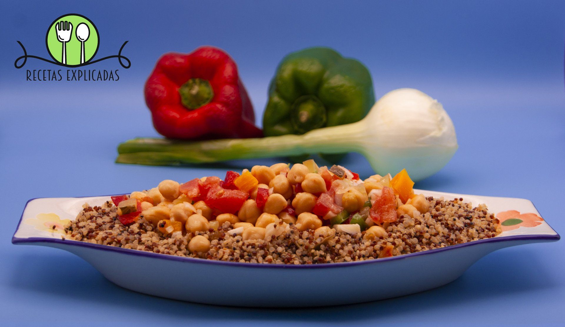 Ensalada de garbanzos quinoa