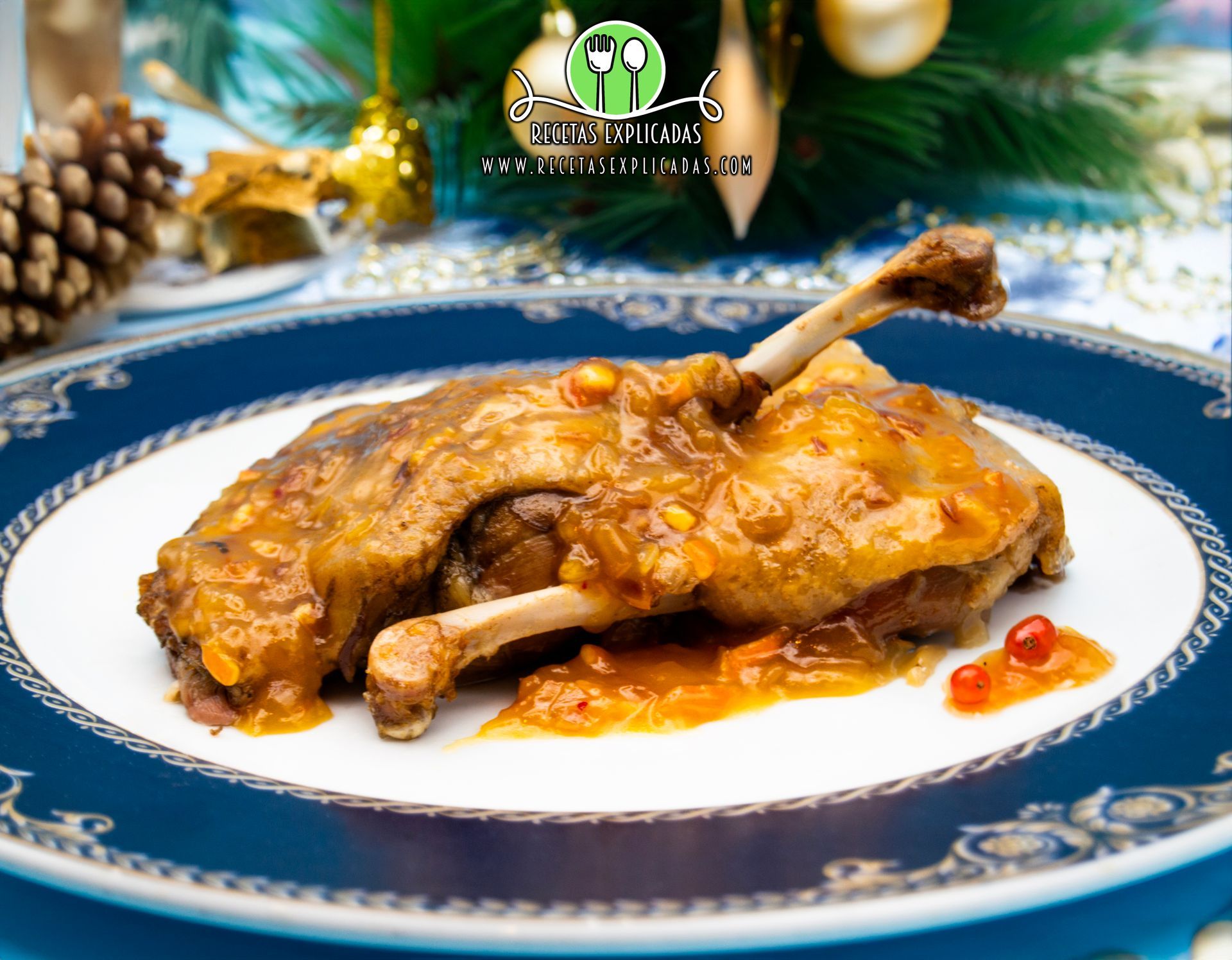 Confit de Pato a la Naranja con Mango y Chile