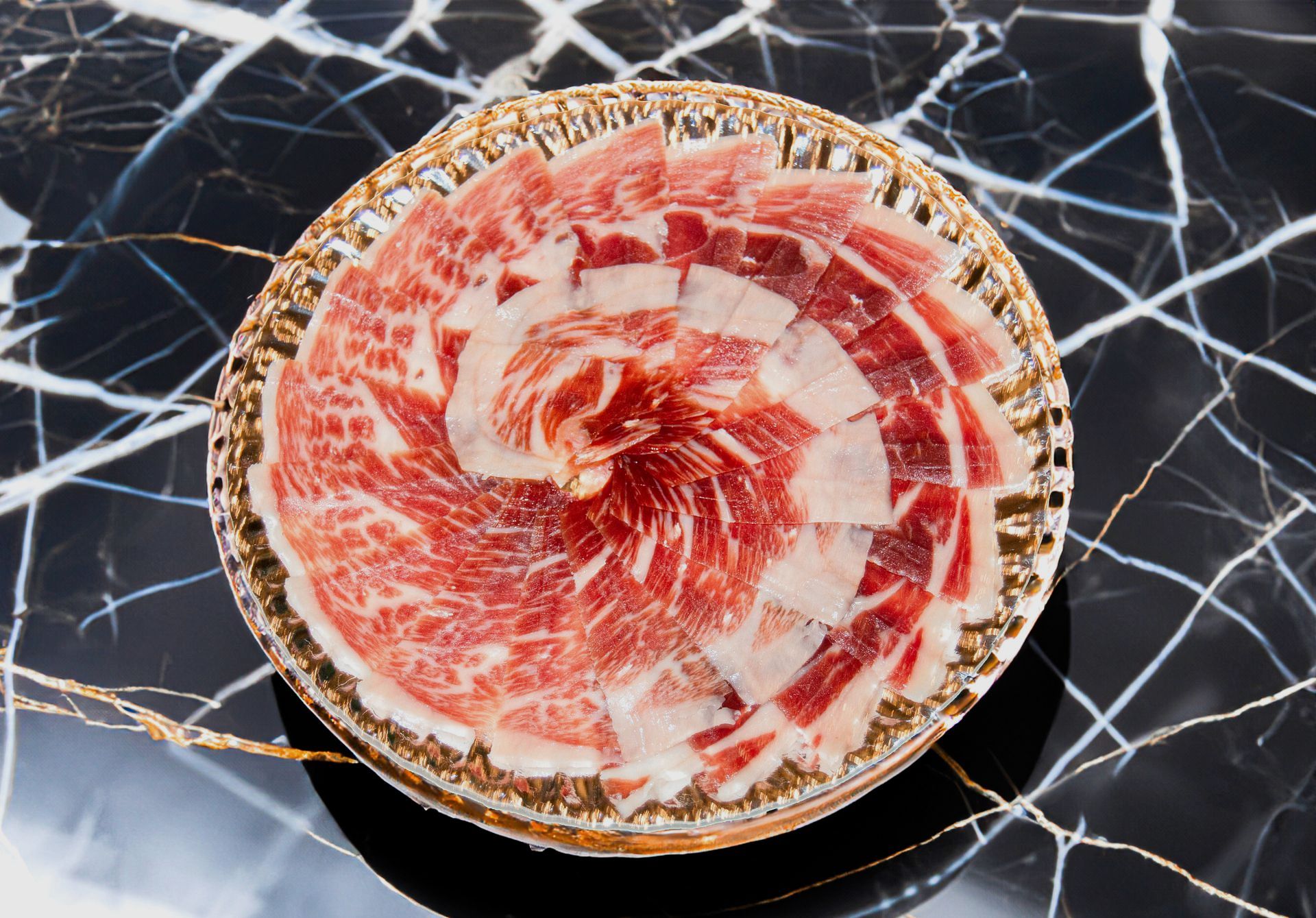 plato de jamón