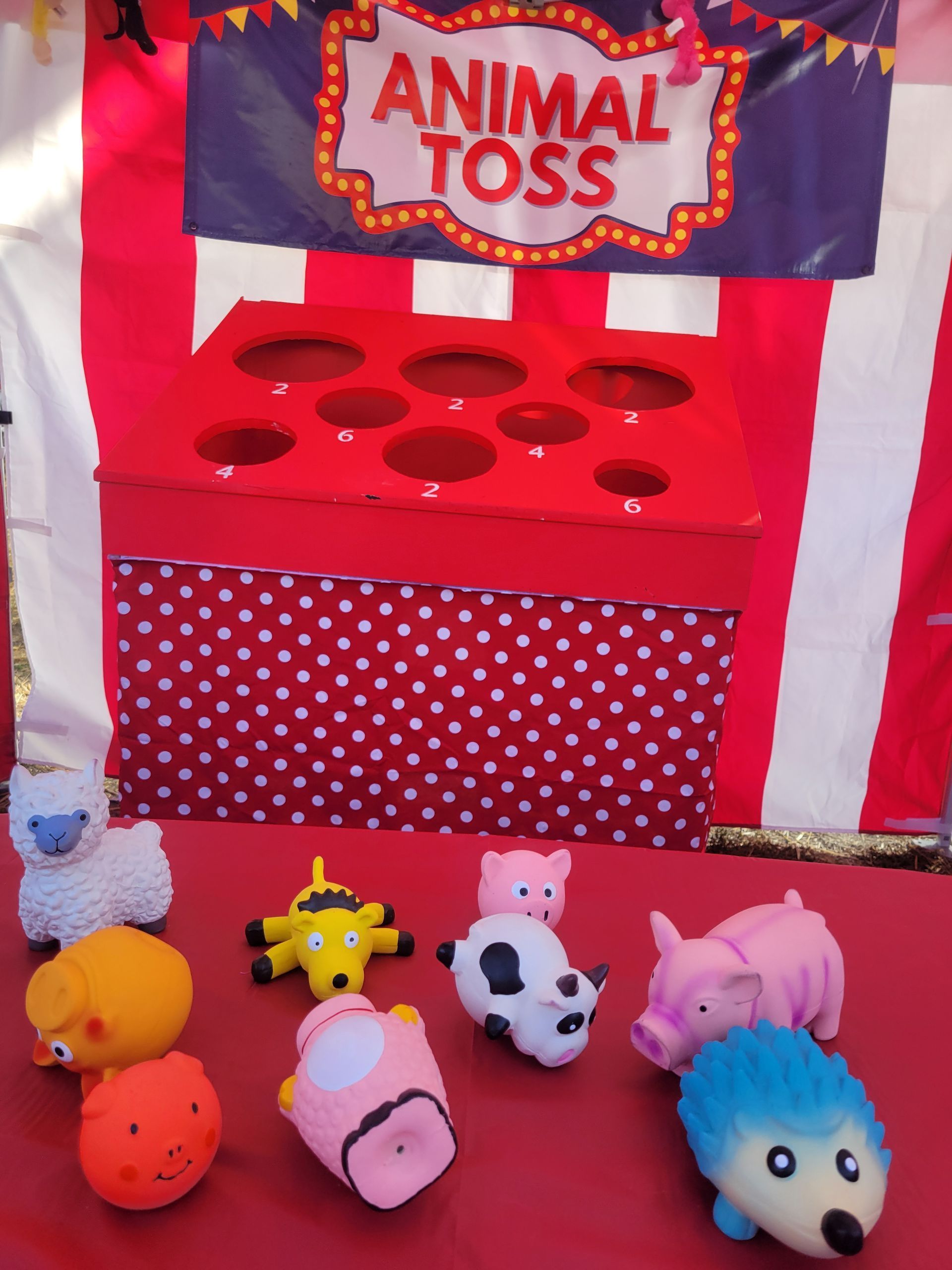 Animal Toss game