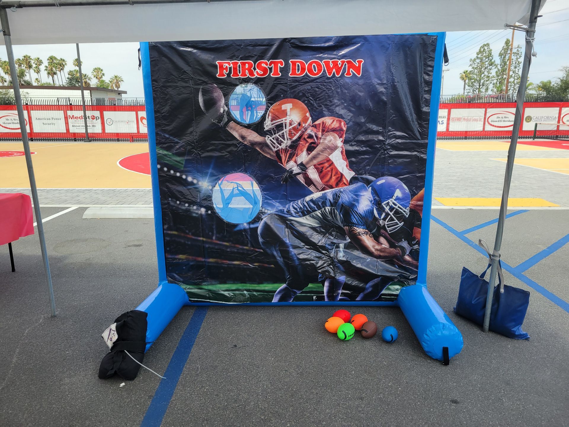 Football Toss game