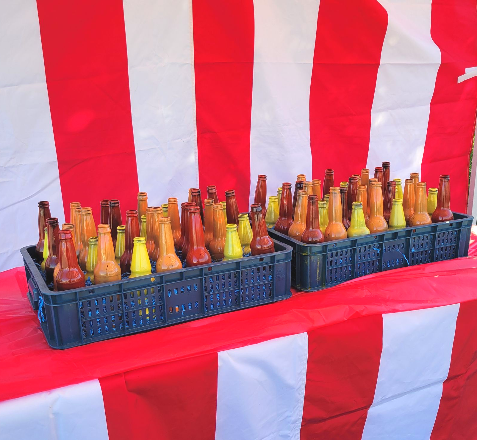 Bottle Toss game