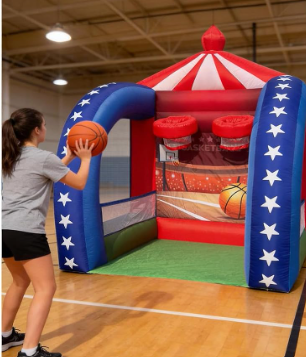 Inflatable Basketball blow up game rental