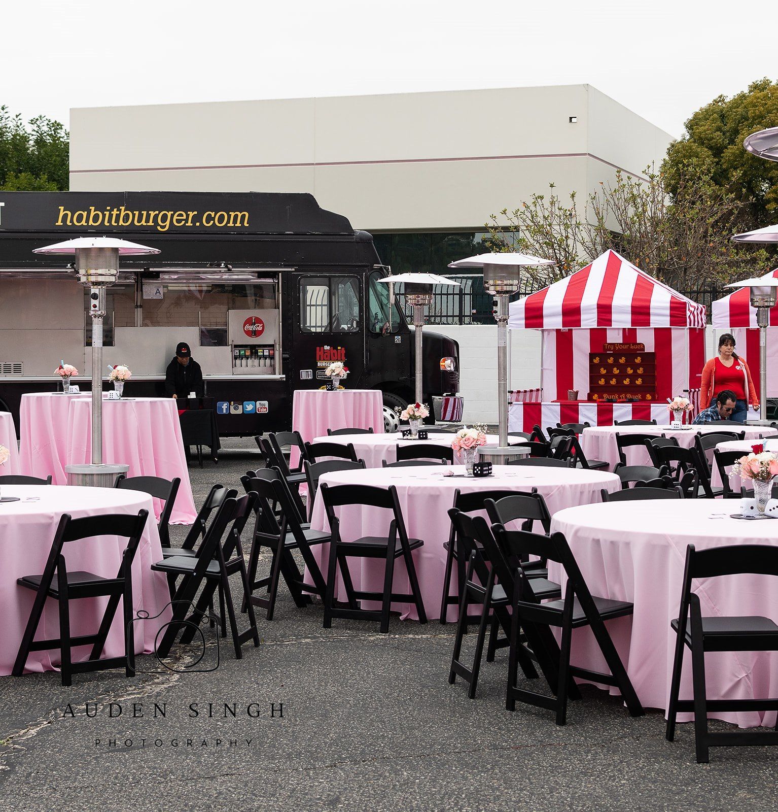 Corporate event set up