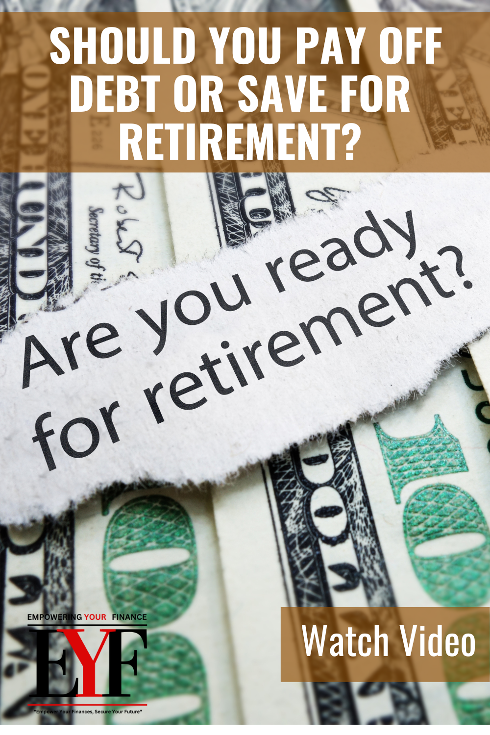 Retirement Planning Education - Should You Pay Off Debt Or Save For Retirement?