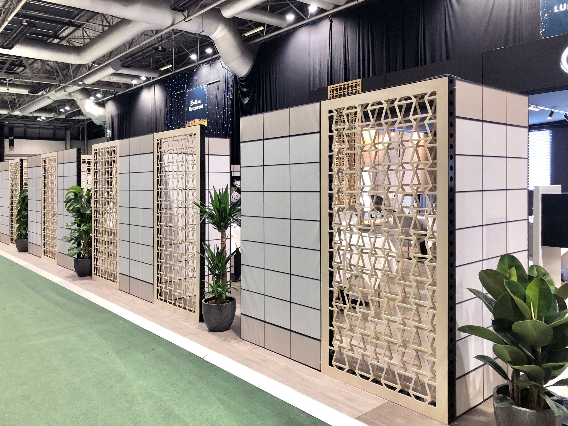 Fully modular and versatile components that create event spaces