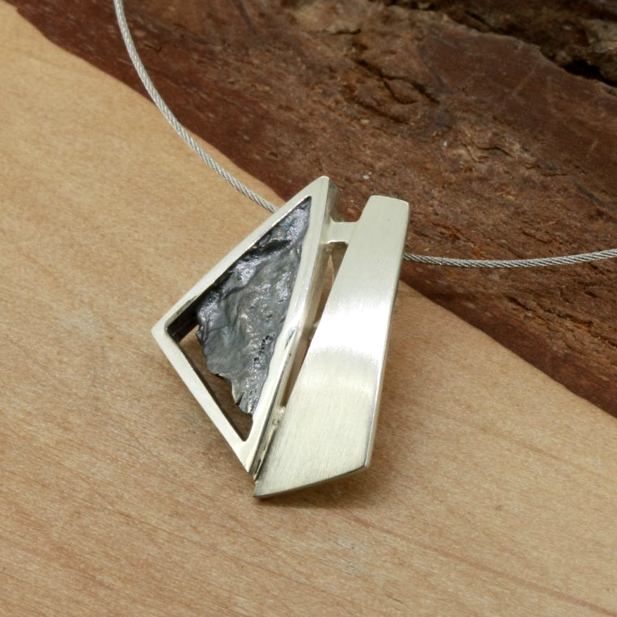 Anhänger Silber Struktur Anhänger Silber Struktur in Handarbeit hergestellt wurlitzer schmuck