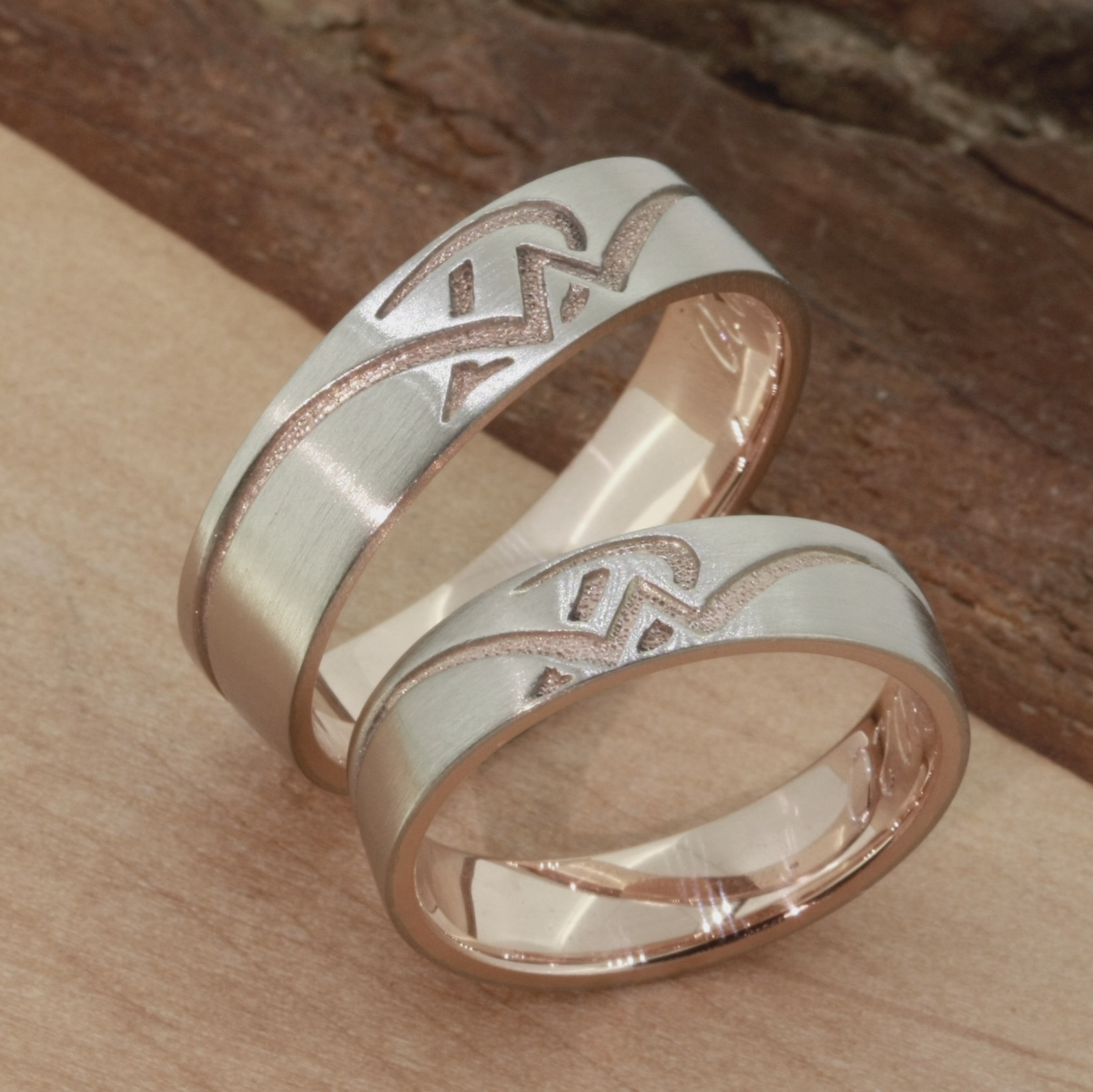 Trauringe wurlitzer schmuck Monogramm Trauringe wurlitzer schmuck mit Monogramm Handarbeit