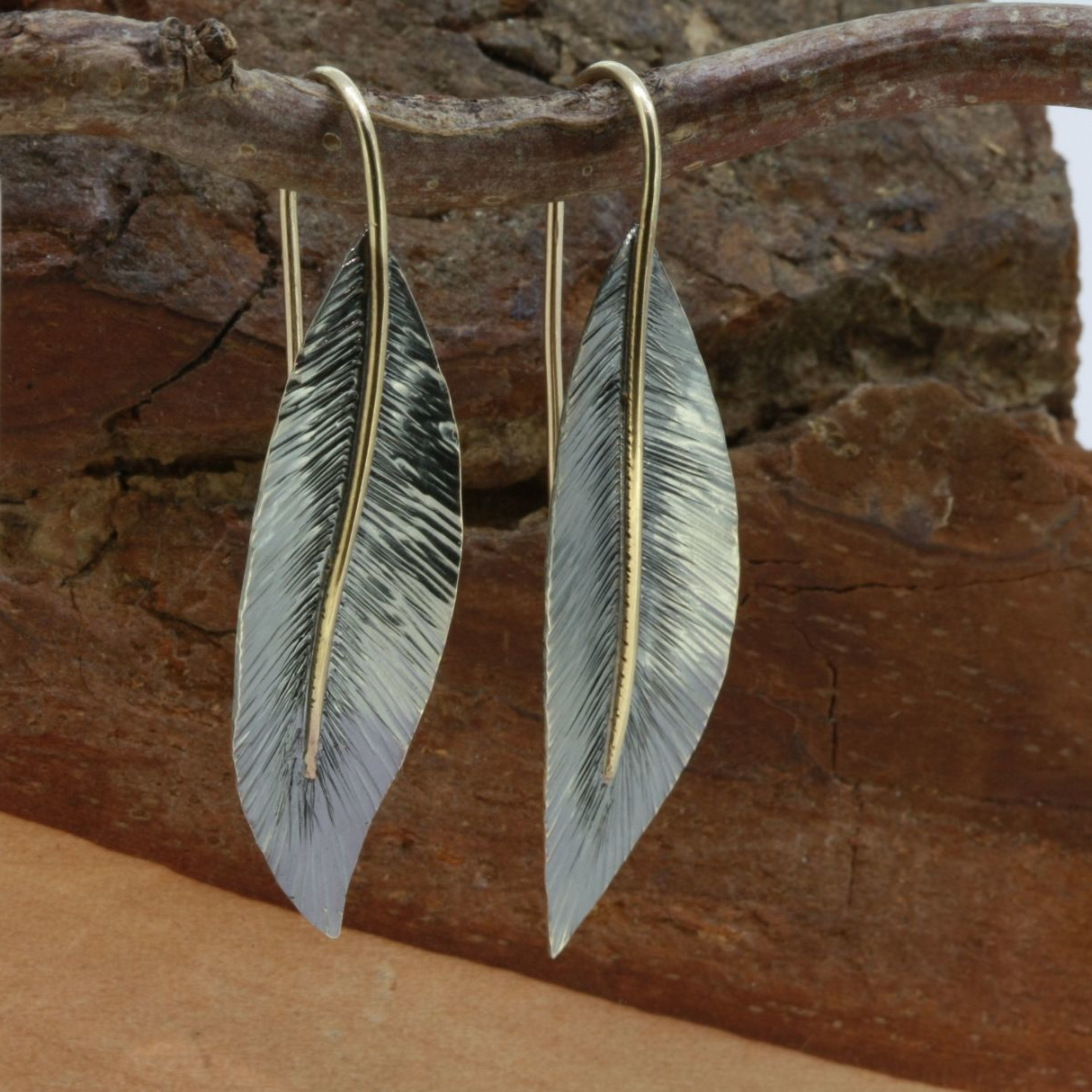 Ohrringe in Silber Ohrringe Ohrhänger in Silber Handarbeit wurlitzer Schmuck