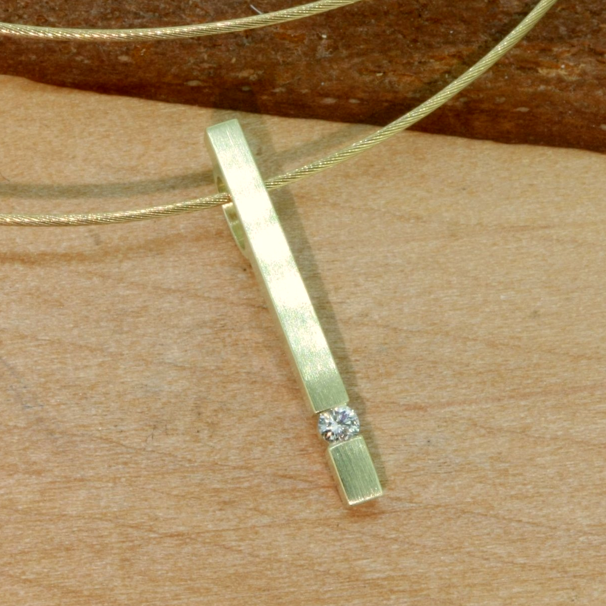 Anhänger Gold 585 Anhänger Brillant Gold Handarbeit wurlitzer schmuck