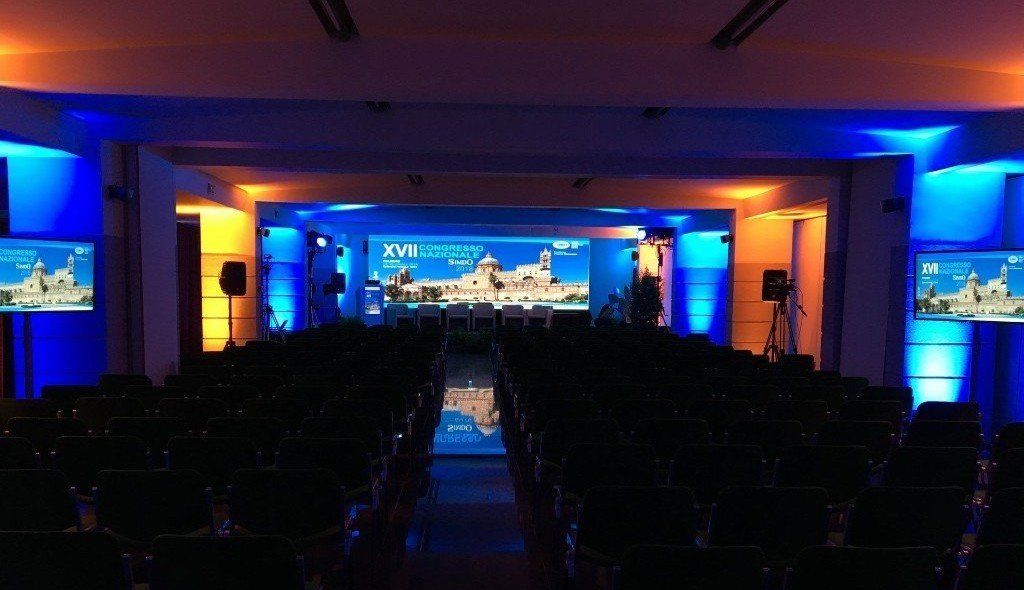 Servizi audio video luci ledwall per congressi