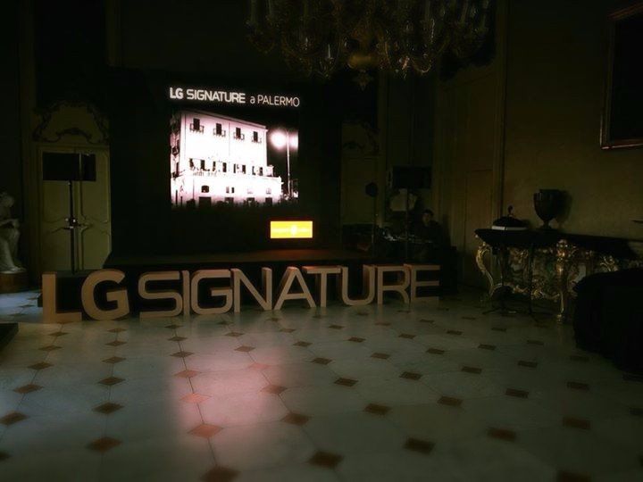 Evento aziendale LG Palazzo Fatta Palermo