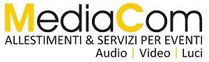 logo mediacom service audio video luci