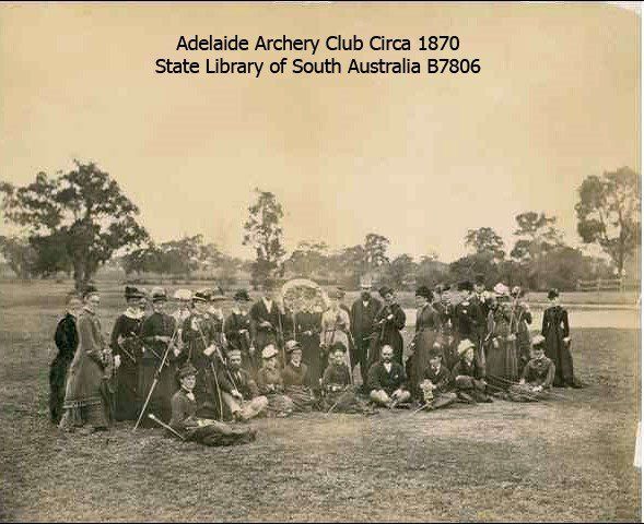 Miembros del Club de Tiro con Arco Adelaide en 1870 Miembros del Club de Tiro con Arco Adelaide en 1870