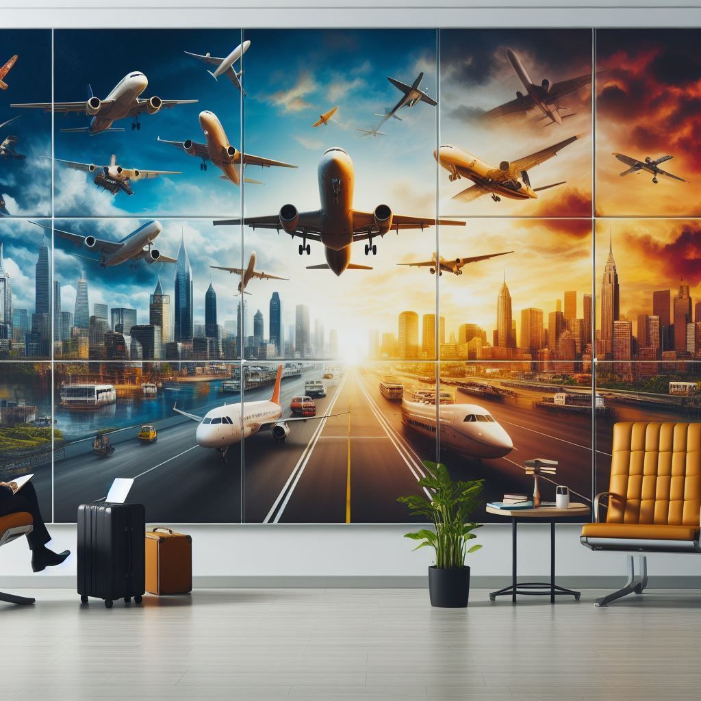 Flughafen modern