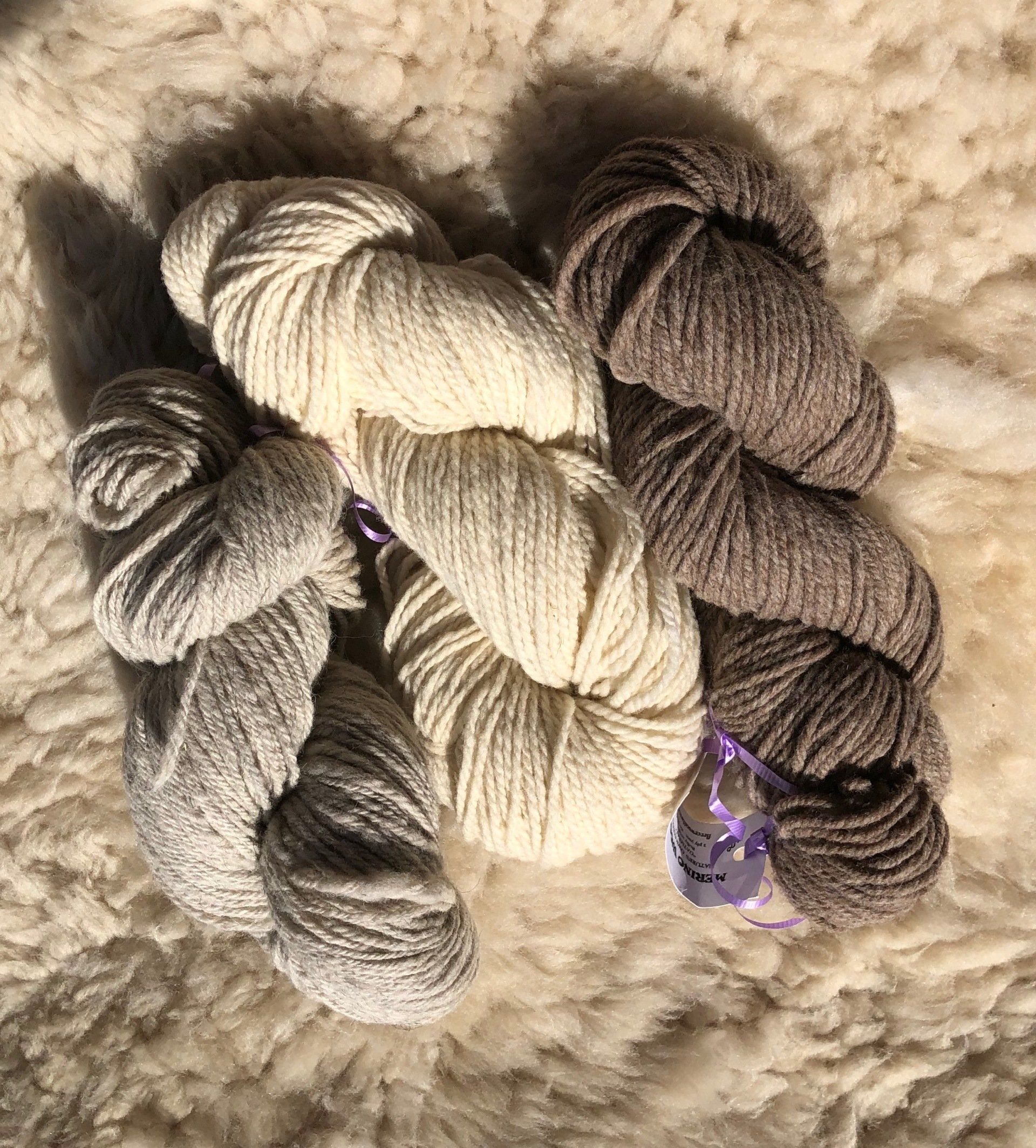 Natural colored yarn
