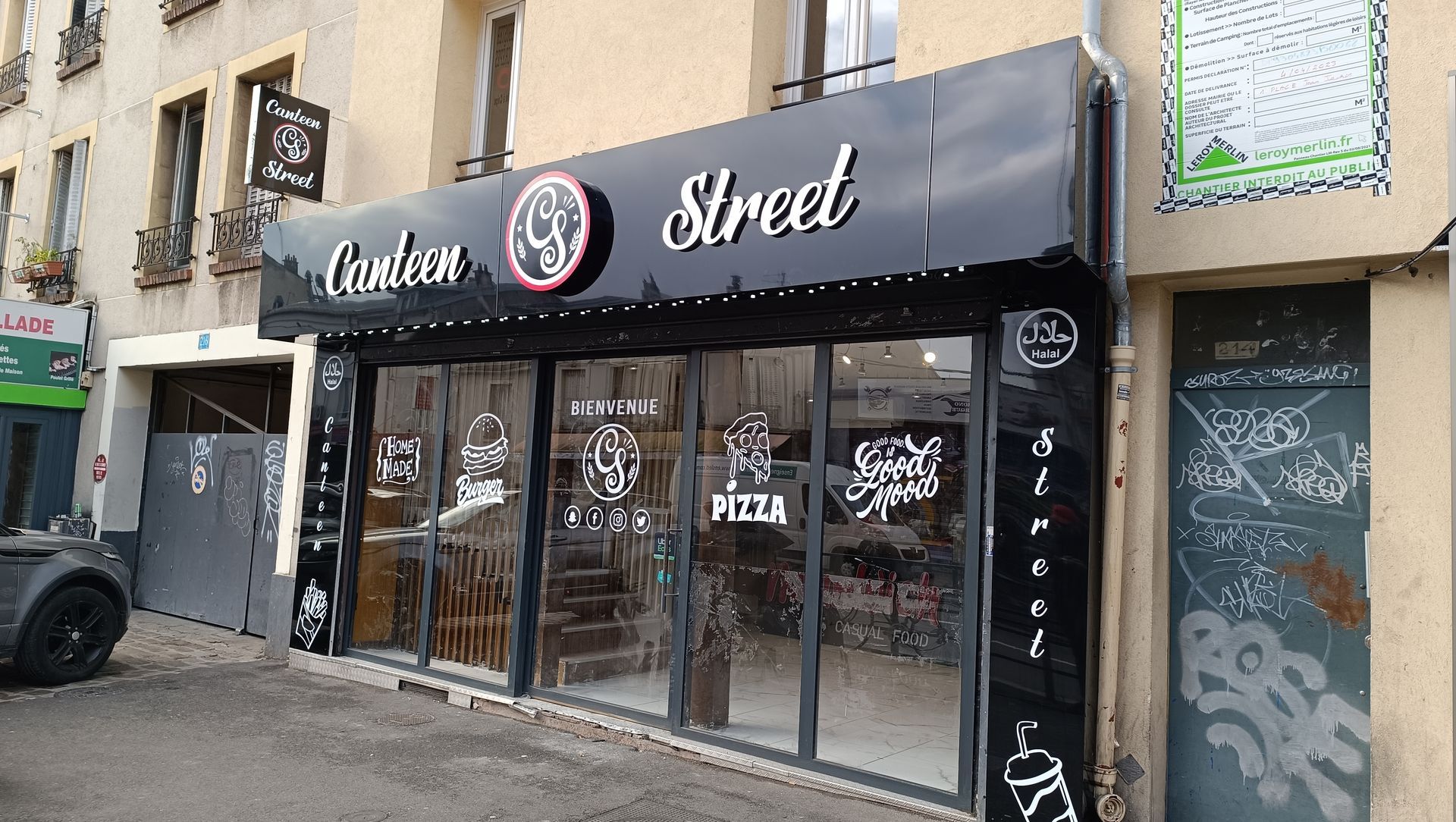 Enseigne lettre boitier