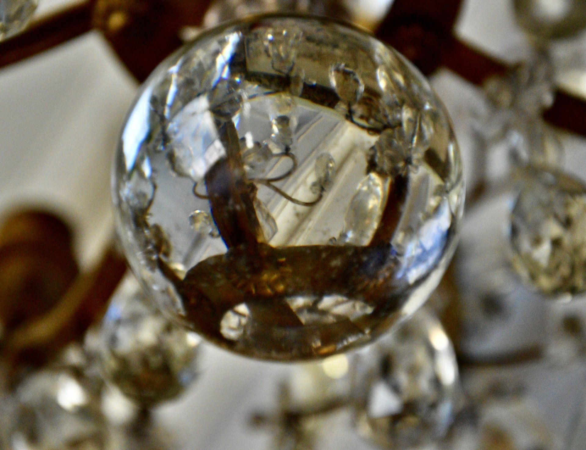 Détail lustre du Château de Cirey, Haute-Marne