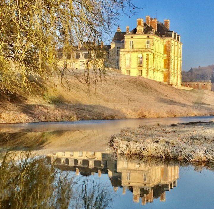 Vue hivernal du Château de Cirey