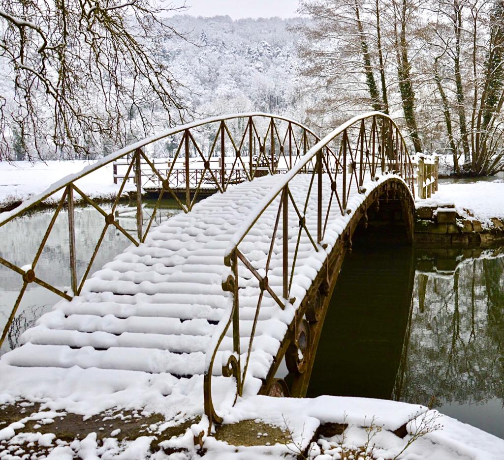 Pon bossu parc du Château de Cirey, Haute-Marne