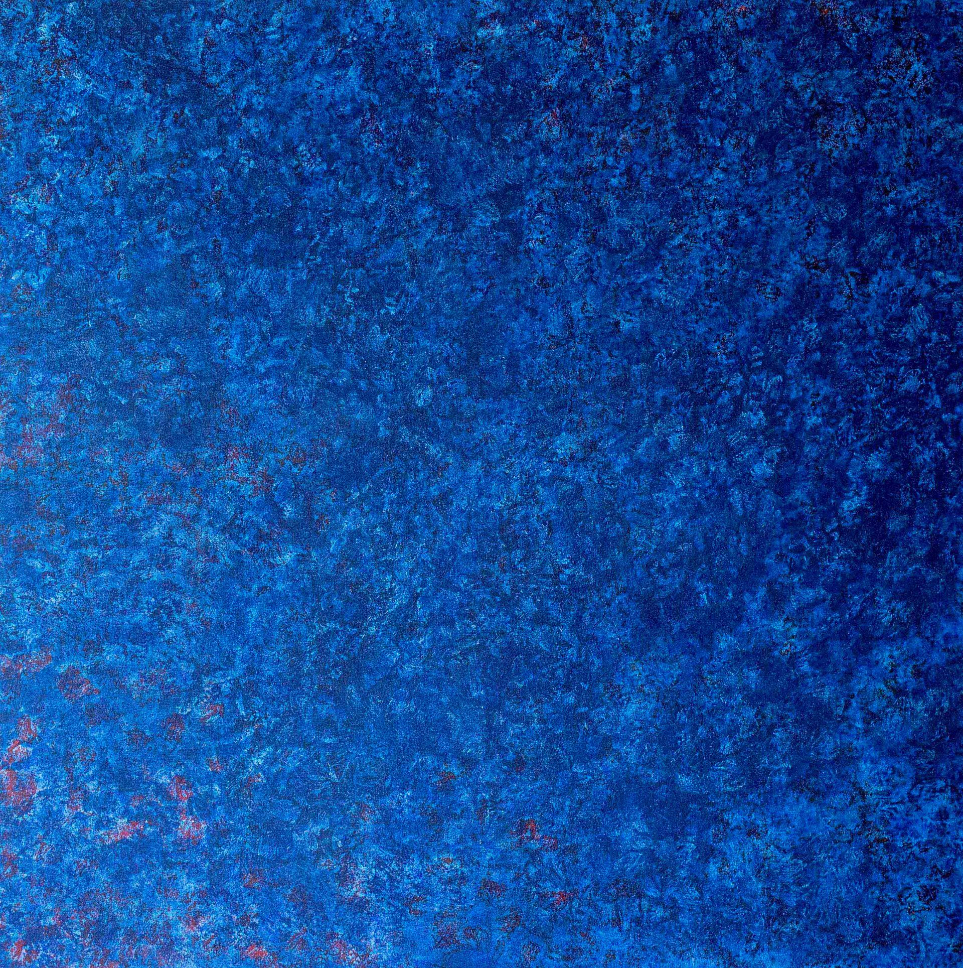 océan, bleu profond, exposé au Grand Palais à Paris, textures, acrylique