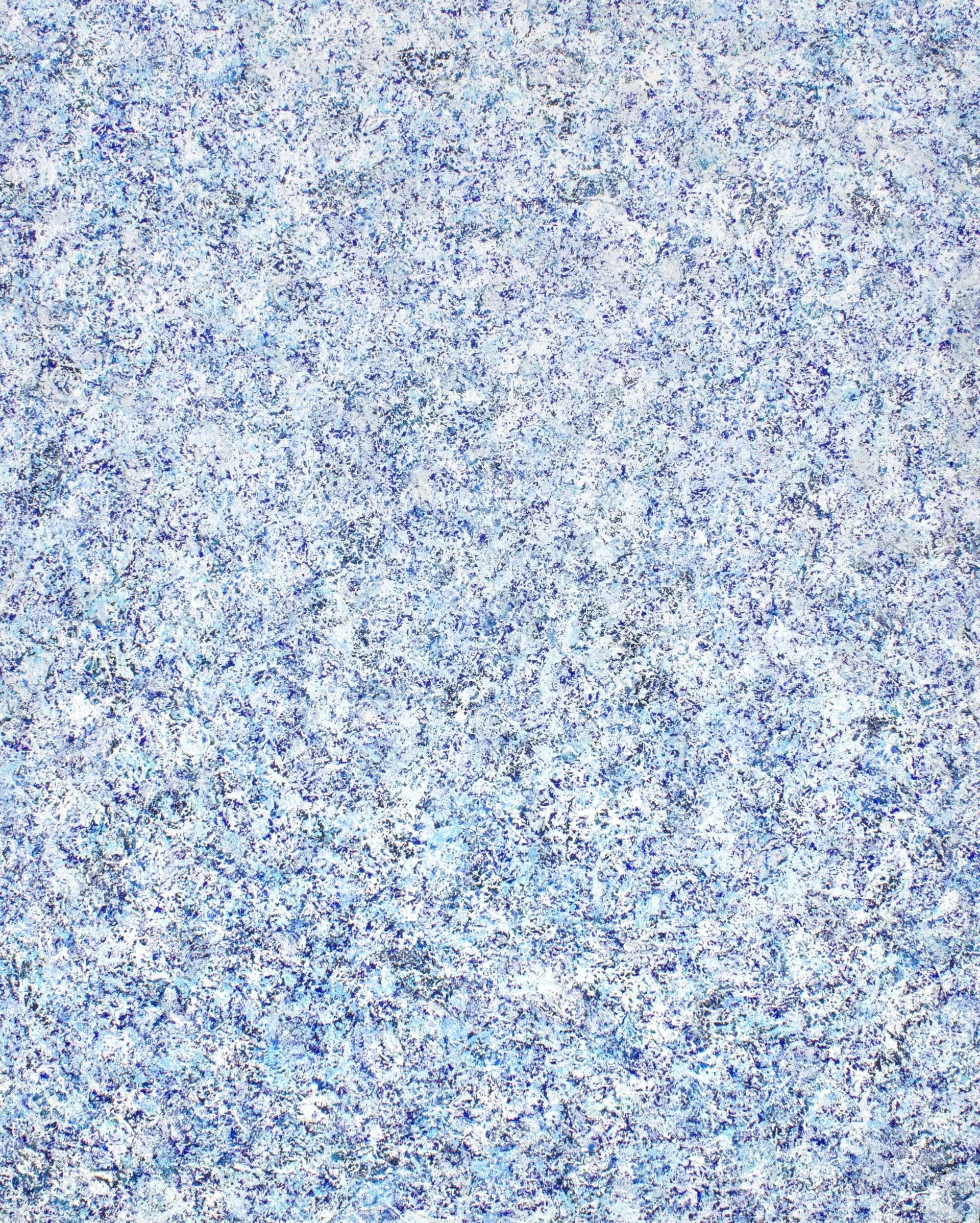 Tactile painting, Relief painting, sky blue
