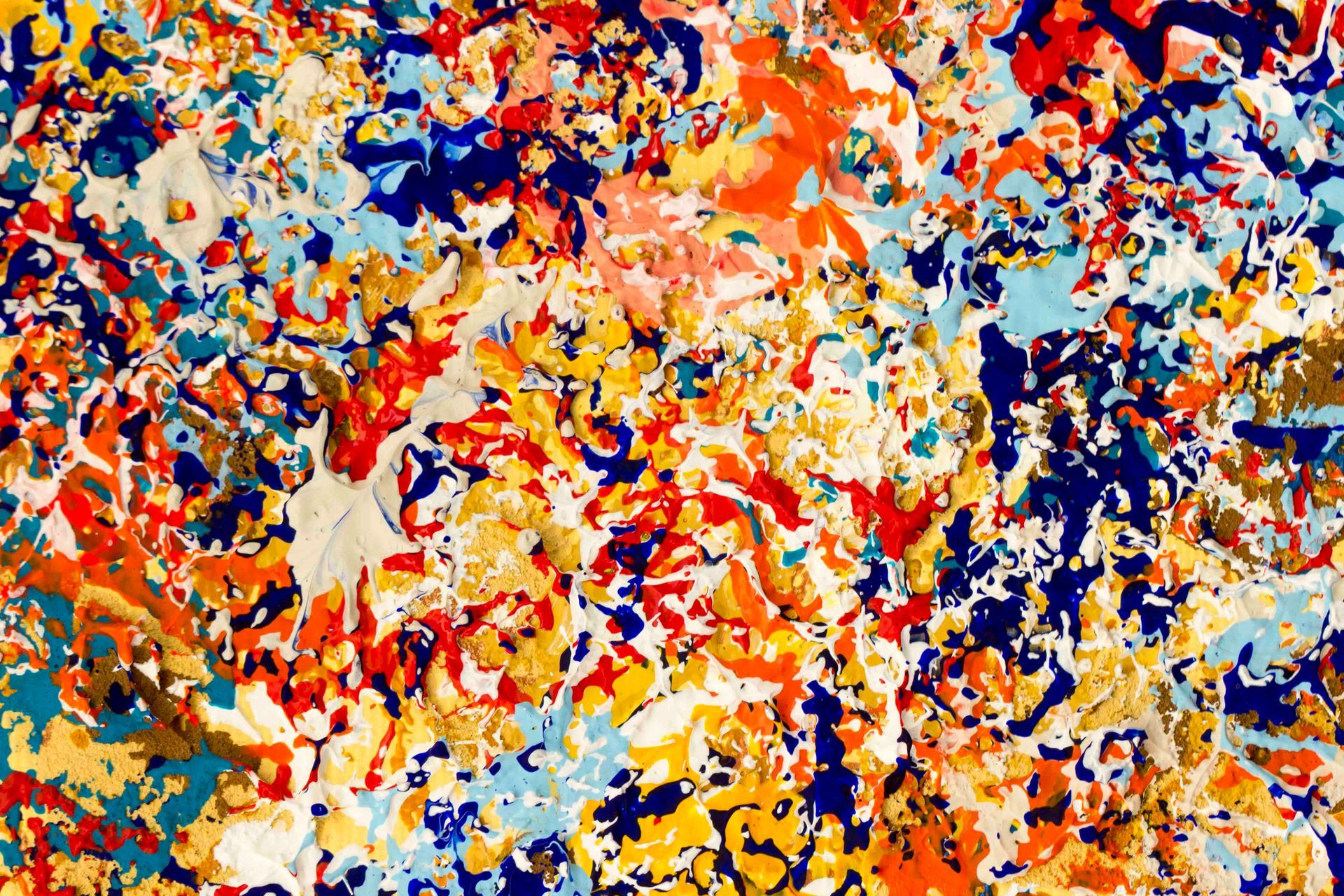 Fotografia macro, relieve, rojo, amarillo, azul