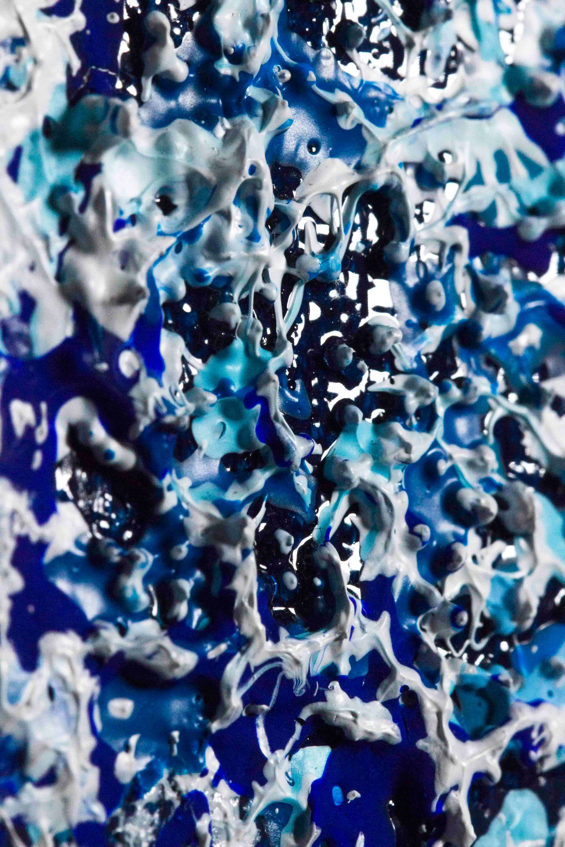 Photographie macro, Relief, bleu ciel