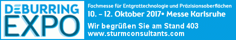 DeburringEXPO - Leitmesse für Entgrattechnologien