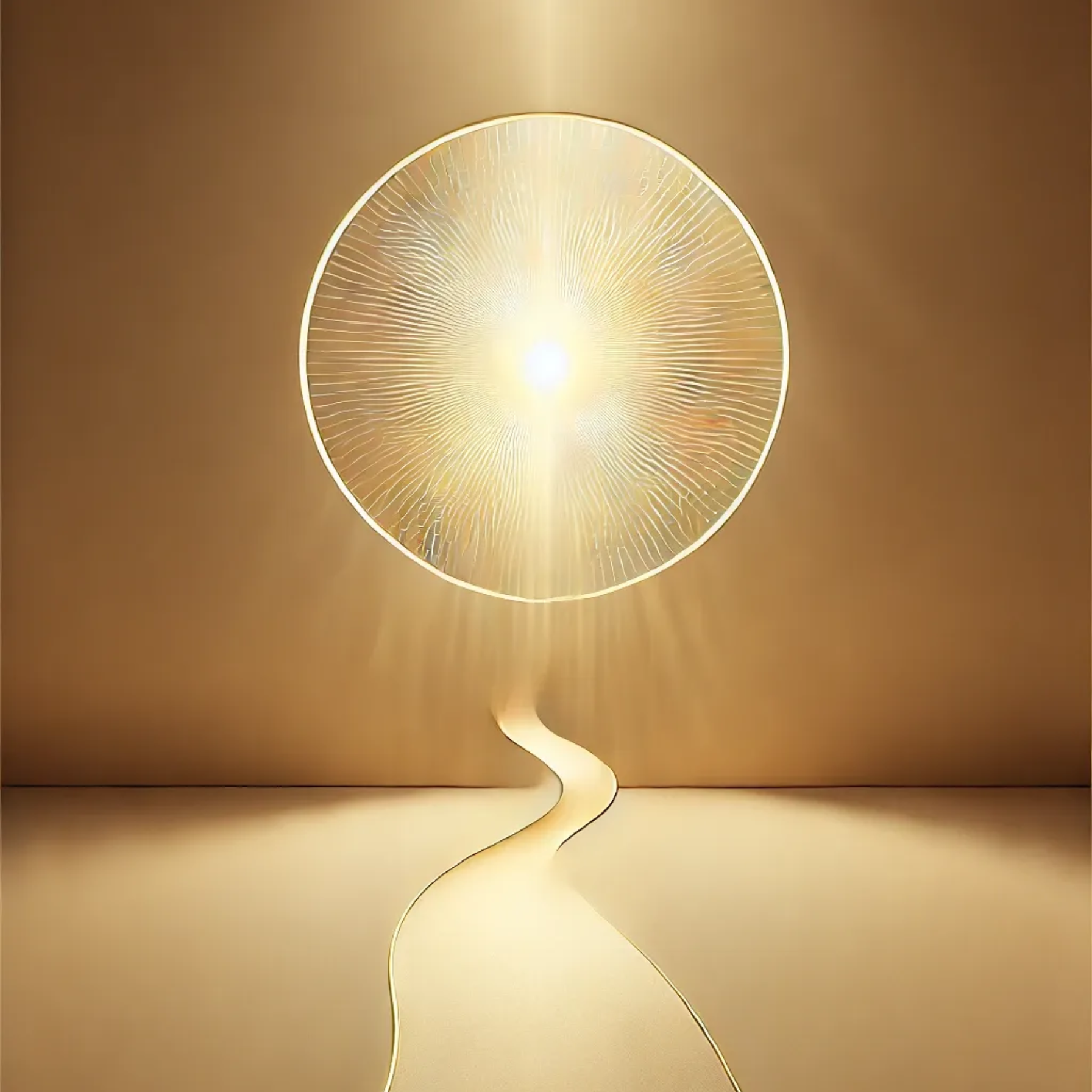 Ein Weg der ins Licht führt