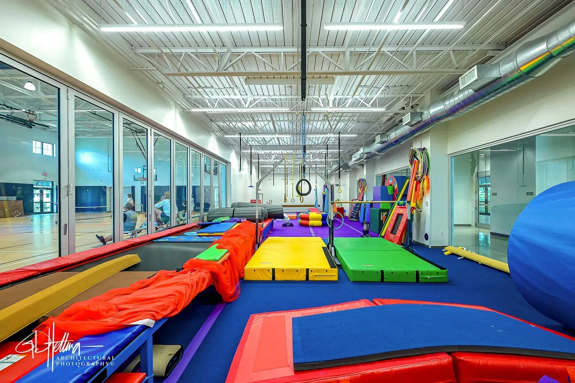 Tequesta Community Center gym interior architectural sports facility Tequesta FL