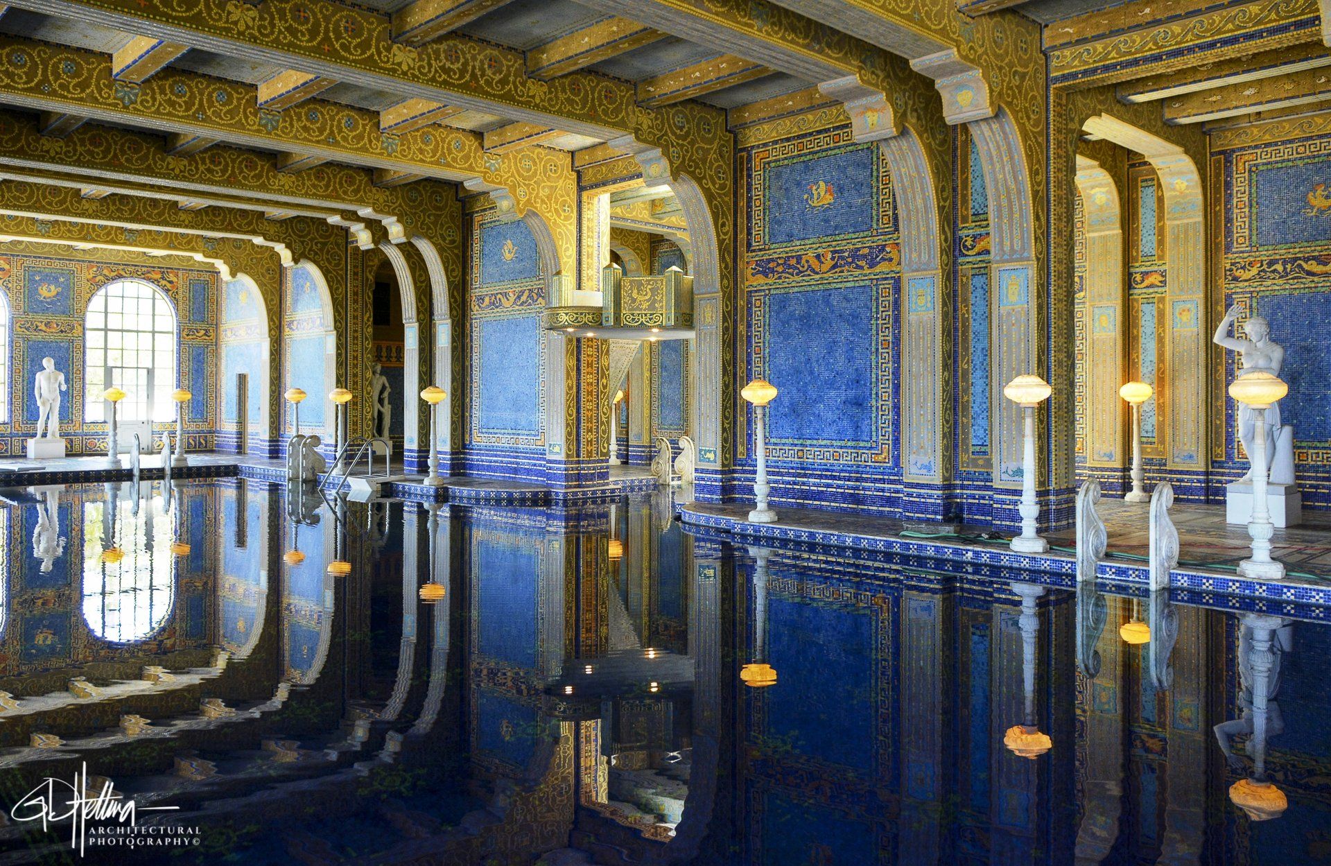 architecture photography - pools and fountains