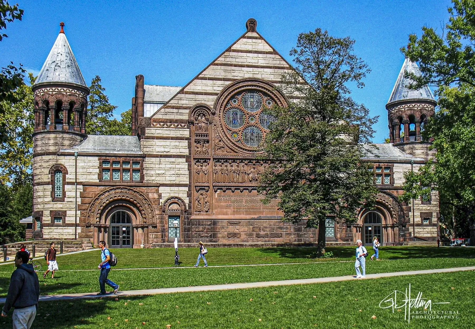 Alexander Hall Princeton University auditorium exterior historic architecture Princeton NJ