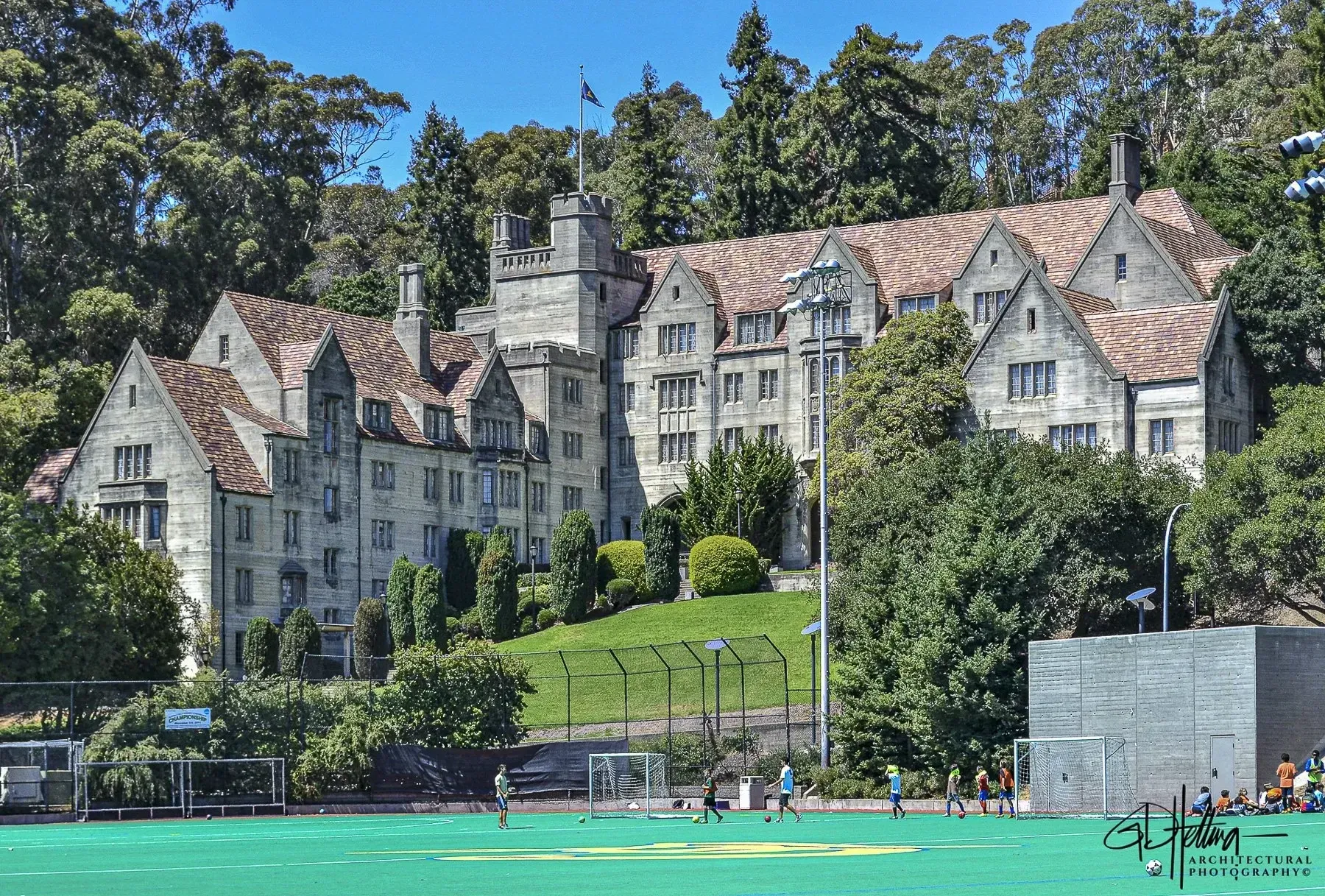 Bowles Hall UC Berkeley dormitory exterior historic architecture Berkeley CA