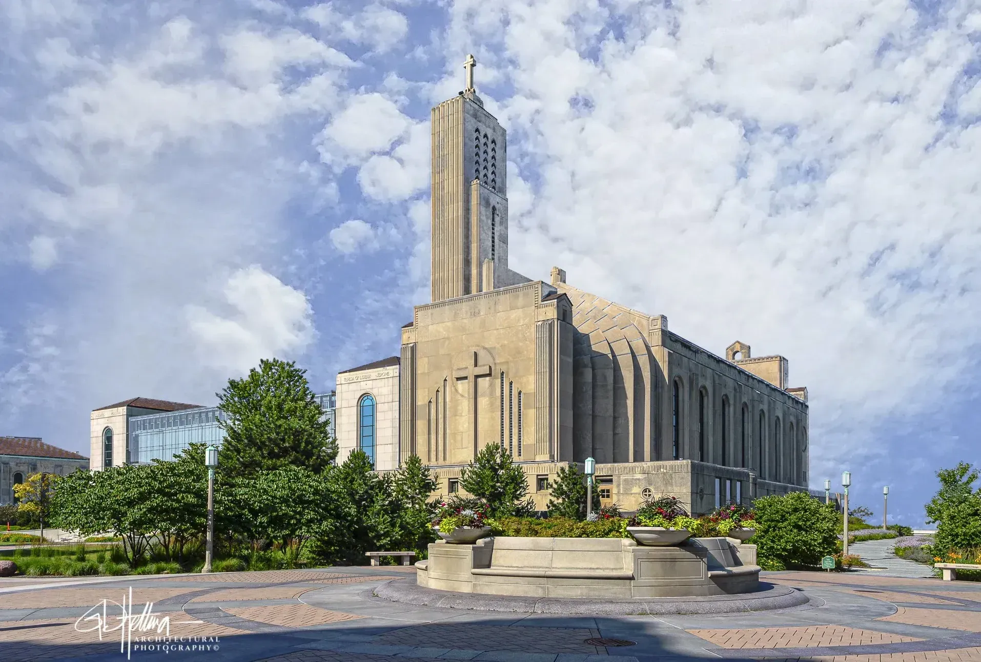 Loyola University Madonna Della Strada Chapel exterior religious historic architecture Chicago IL