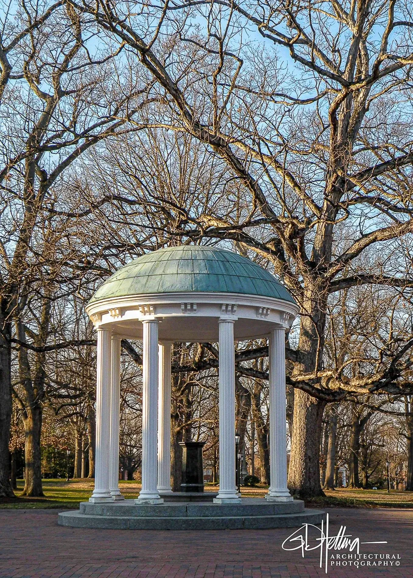 University of North Carolina gazebo exterior landscape architecture Chapel Hill NC