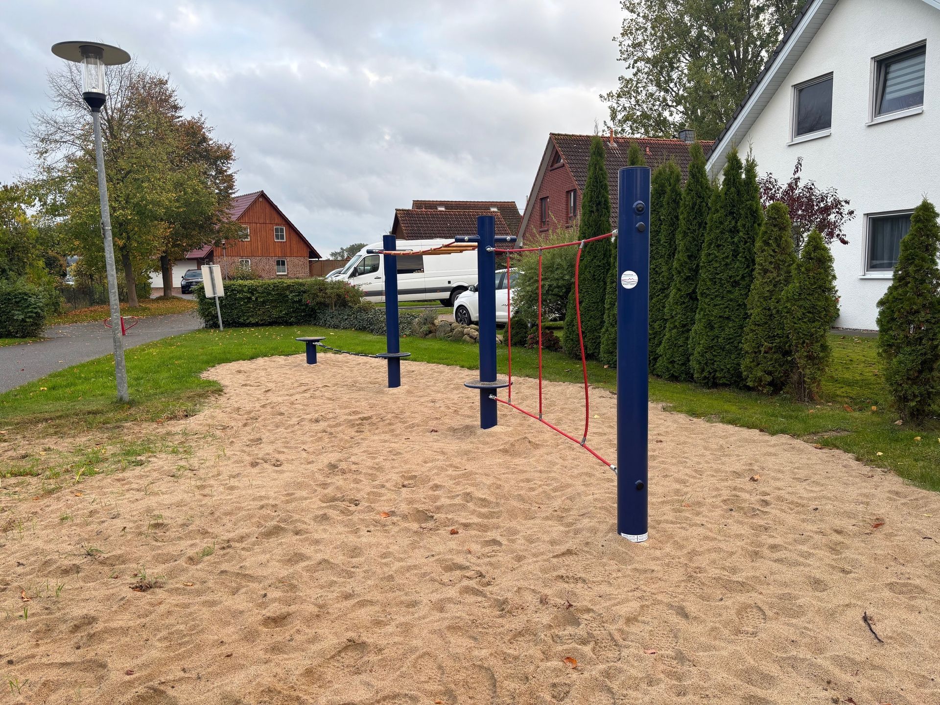 Kletteranlage auf Sandplatz