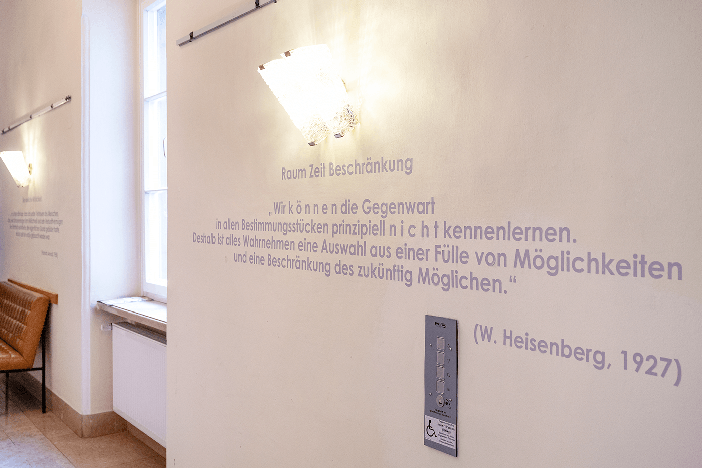 Text/Werk Reflexion Johannes Goldhoff Relativitätstheorie Heisenberg - 1927 Text/Werk Reflexion