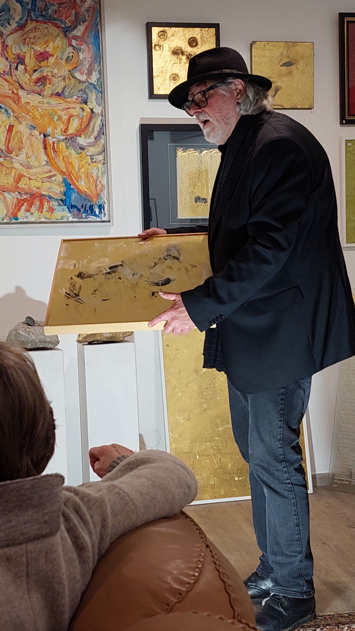 Johannes Angerbauer Goldhoff mit KUNST94 Zürich Bodengold Relikt Johannes Angerbauer Goldhoff mit KUNST94 Zürich Bodengold Relikt