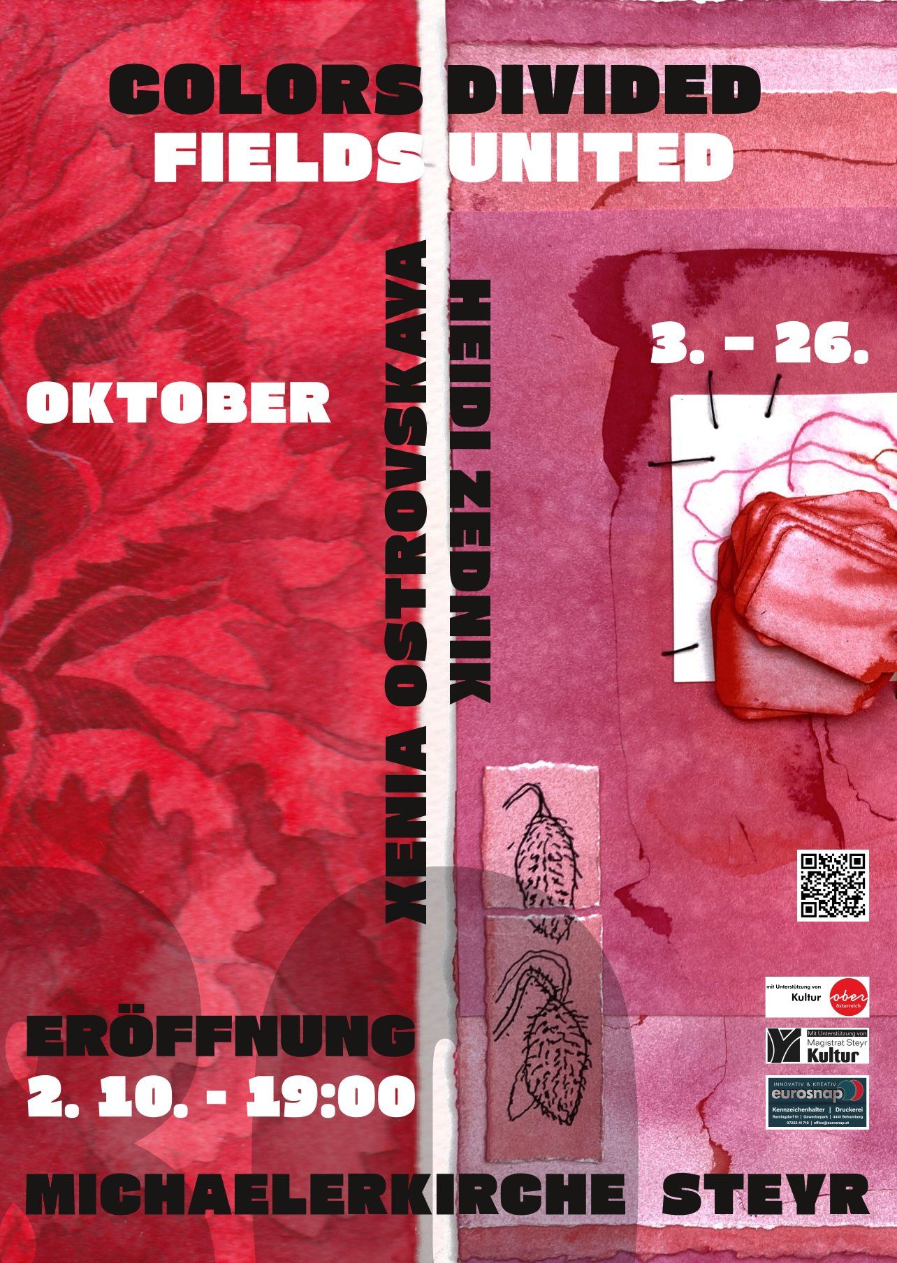 colors divided fields united - Heidi Zednik & Xenia Ostrovskaya colors divided fields united - Heidi Zednik & Xenia Ostrovskaya