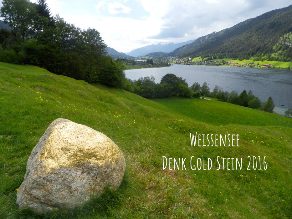 Der Weissensee DENK GOLD STEIN 2016 - Ein freier Blick auf die wunderbare Natur...