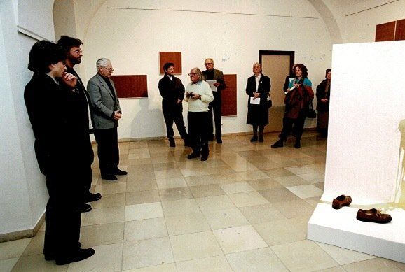 Eröffnung Rauminstallation BV Galerie Linz 1996