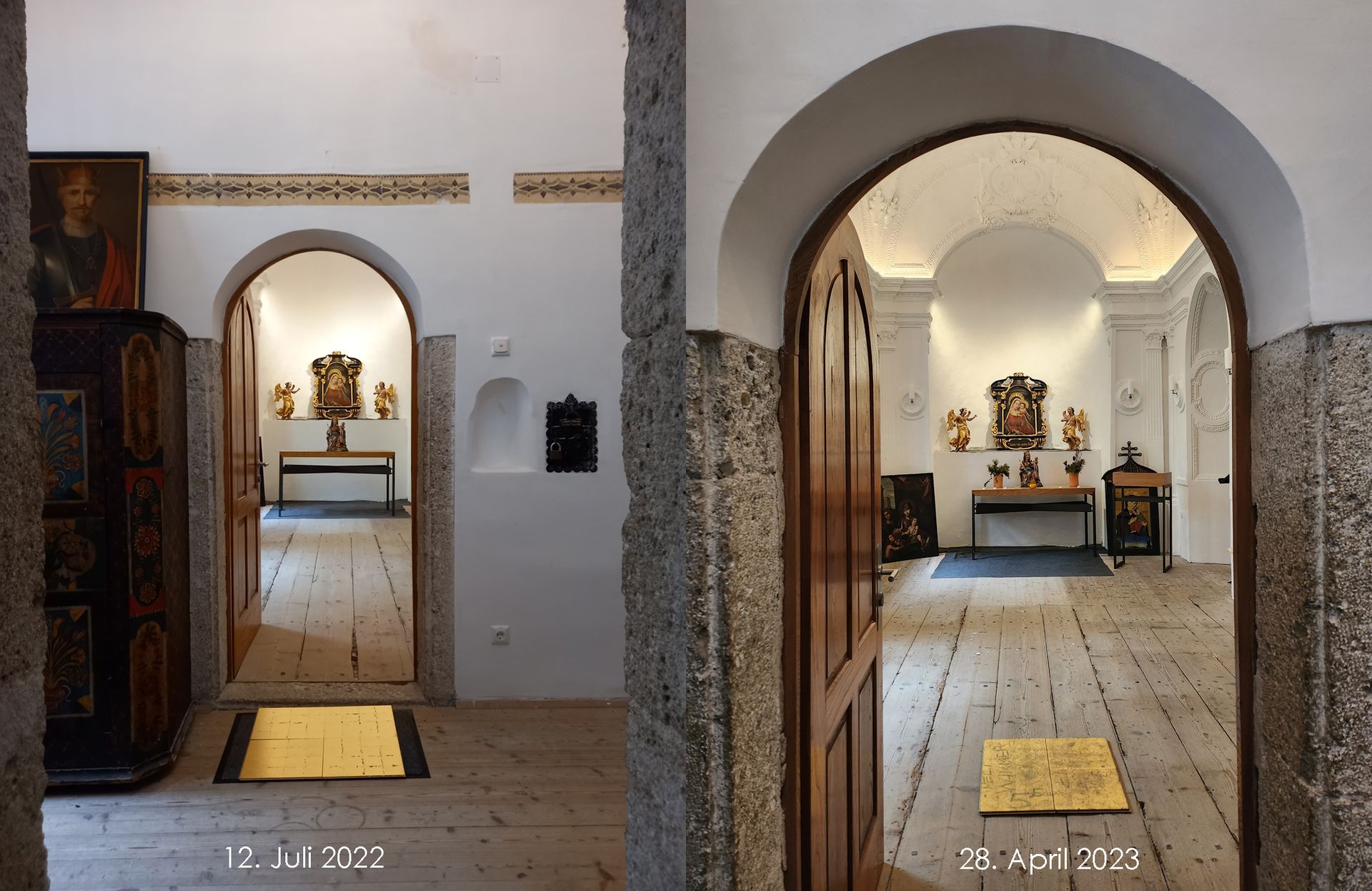 Burg Altpernstein - Kunstprojekt Goldstiefel 2022/2023 Burg Altpernstein - Kunstprojekt Goldstiefel 2022/2023