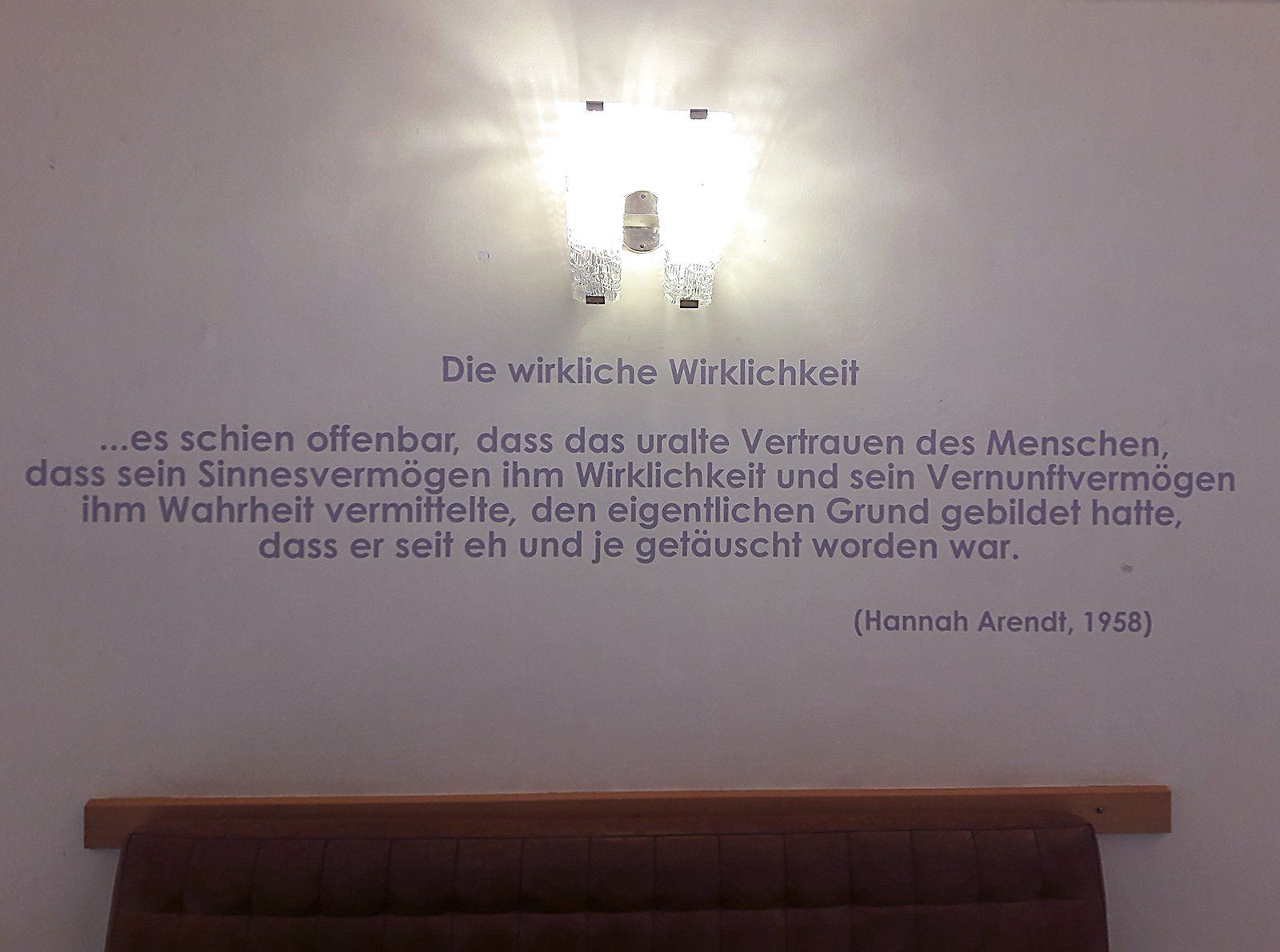 Hannah Arendt / Zitat gewählt von Andreas Schoenangerer Hannah Arendt / Zitat gewählt von Andreas Schoenangerer