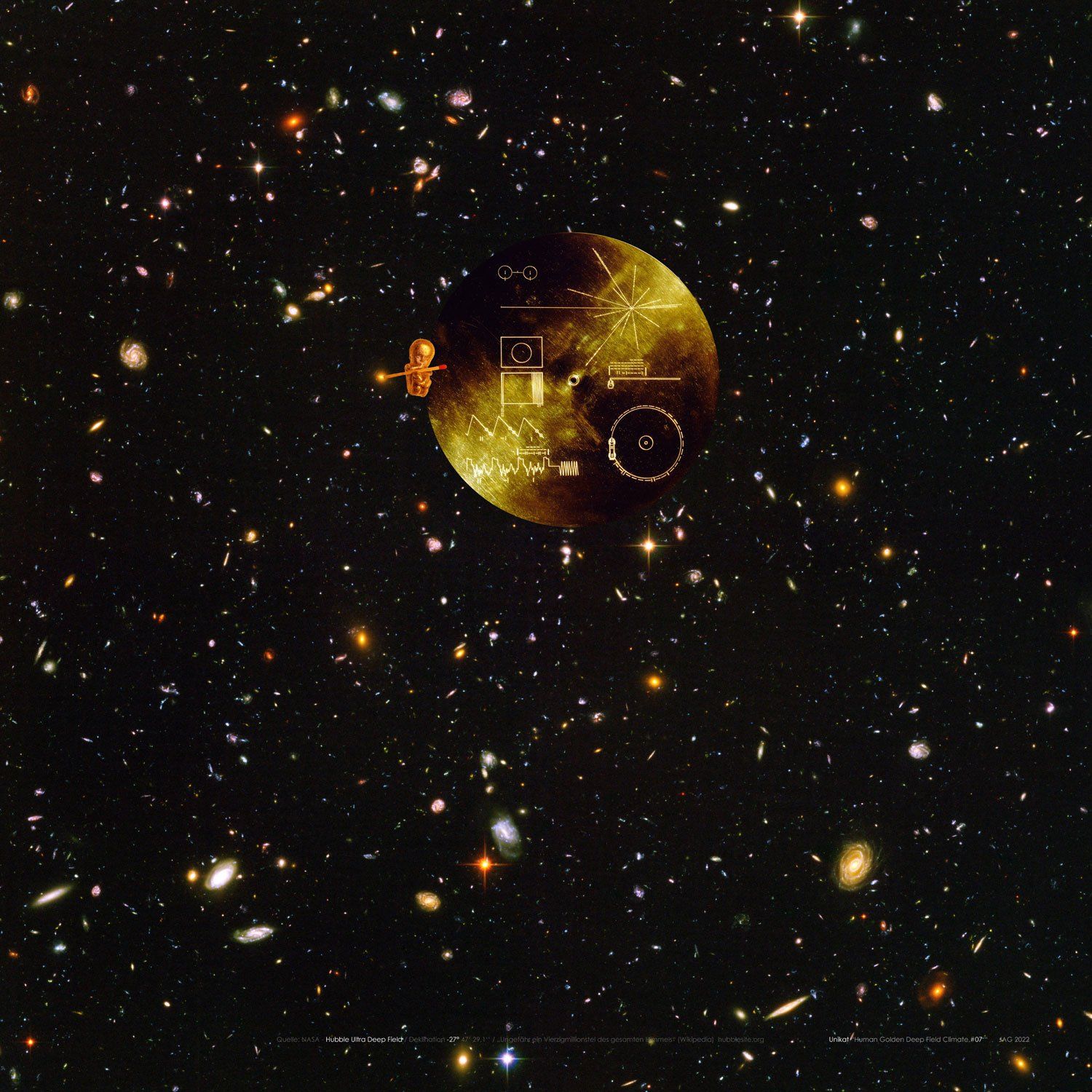 Serielles Kunstprojekt - HGDFC - Kunst und Klima Human Golden Deep Field Climate - HGDFC - Serielles Kunstprojekt