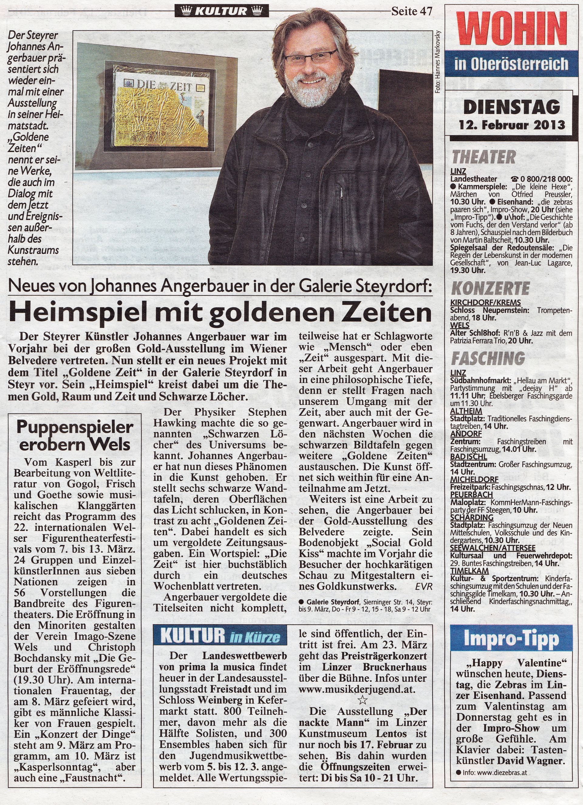 Goldene Zeit - Kunstkritik Kronen Zeitung Kultur Goldene Zeit - Kunstkritik Kronen Zeitung Kultur