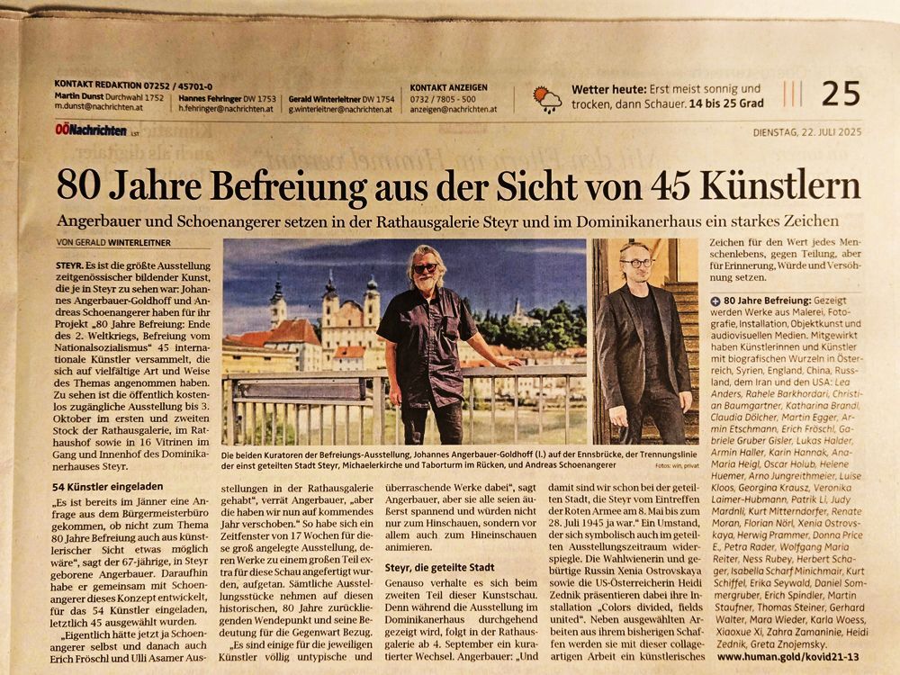 80 Jahre Befreiung - Kunst - OÖ Nachrichten 80 Jahre Befreiung - Kunst - OÖ Nachrichten